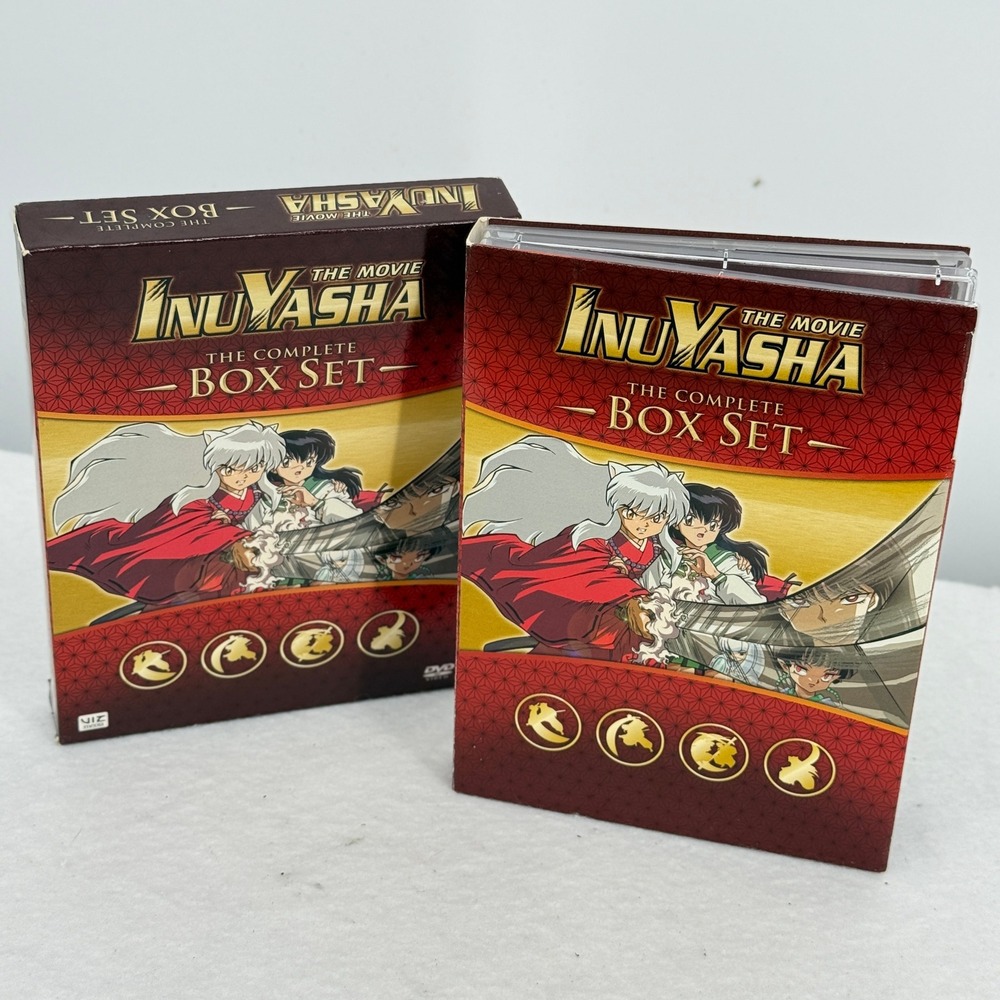 InuYasha The Movie The Complete Box Set 4-Disc DVD Viz Media Anime Collection